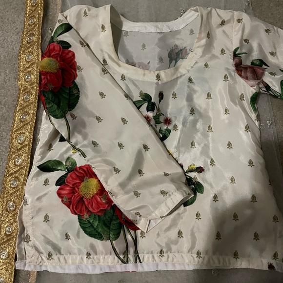 Indian lehenga tops skirt and scarf - Picture 6 of 14